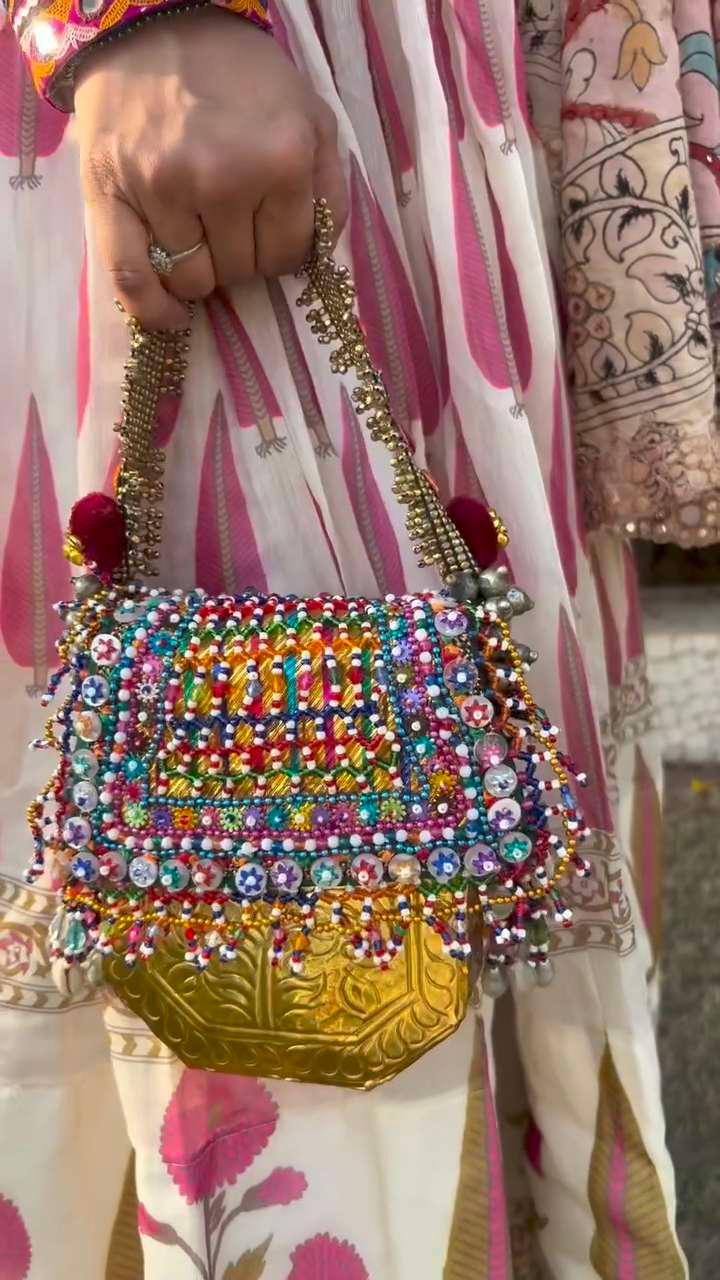 Rangrez Kutchi Embellished Bag - Image 1