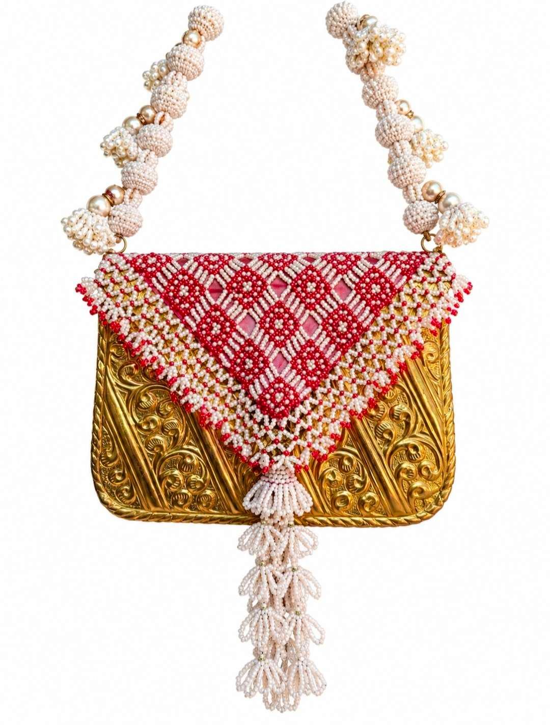 The Gulabi Zohra — Pink Afghani Bag - Image 1